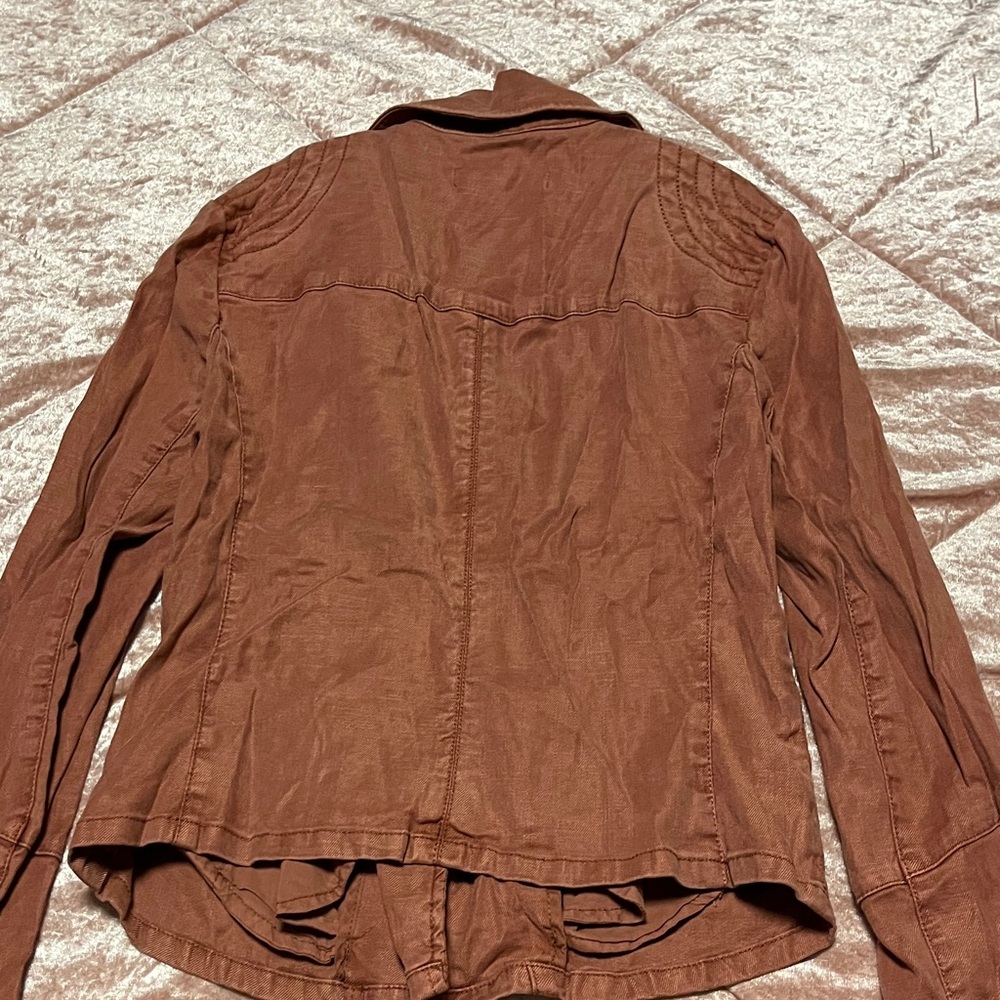 Level 99 Rust Jean Jacket - Picture 7 of 7